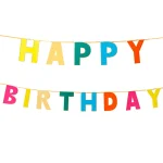 Γιρλάντα Rainbow Happy Birthday - Talking Tables - Image 2