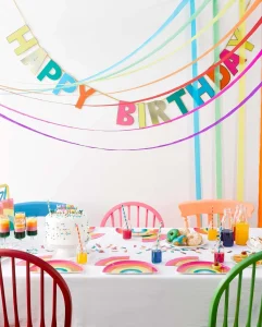 Γιρλάντα Rainbow Happy Birthday - Talking Tables - Image 3
