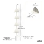 Solis επιτοίχια ραφιέρα sand - Umbra - Image 9
