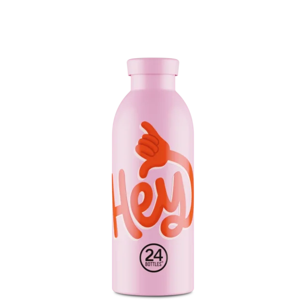 Clima Bottle Hey! Pink θερμός 0,5lt. – 24Bottles