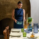 Ακρυλικό ποτήρι σωλήνας 480ml. "Vanity" 1 Waterlily πράσινο σετ/6 - Guzzini - Image 4
