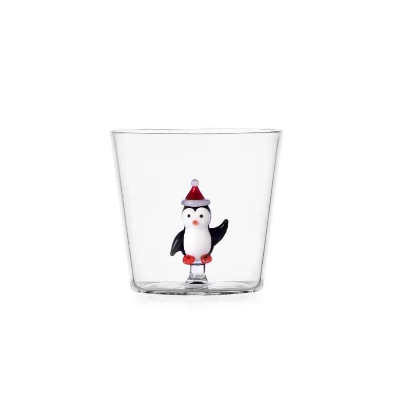 Γυάλινο ποτήρι "Penguin Christmas" - Ichendorf
