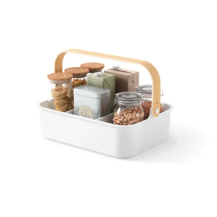 Bellwood Stackable Bin βάση οργάνωσης White-Natural medium - Umbra