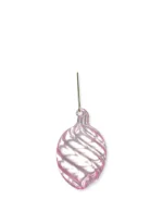Αυγό κρεμαστό γυάλινο swirl wide pale pink - Greengate