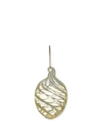 Αυγό κρεμαστό γυάλινο swirl wide pale yellow - Greengate