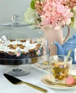 Τουρτιέρα με καπάκι Laura white 30εκ. - Greengate - Image 2