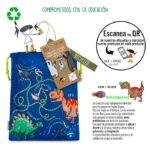 Αδιάβροχο πουγκί φαγητού Dinosaurs – Pepita Viajera - Image 5