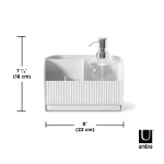Sling Sink Caddy λευκό με ντισπένσερ - Umbra - Image 6