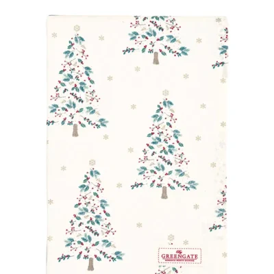 Τραπεζομάντηλο “Lucie Xmas white" 150x150εκ. - Greengate