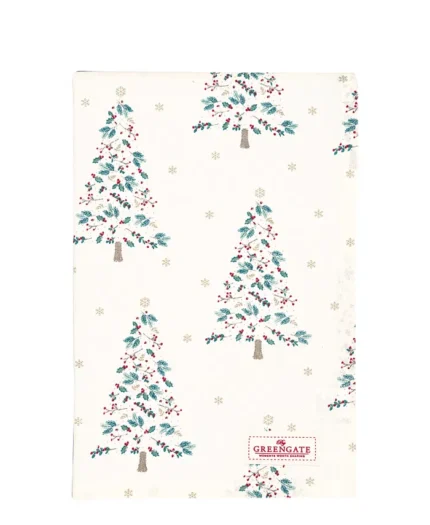 Τραπεζομάντηλο “Lucie Xmas white" 150x150εκ. - Greengate