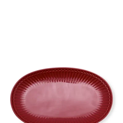 Πιάτο για μπισκότα Alice claret red - Greengate