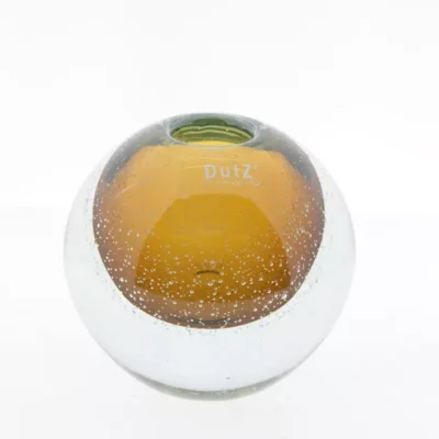 Βάζο "Hoola ball" 15x17cm. amber - DutZ