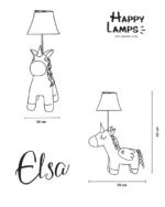Φωτιστικό "Elsa the unicorn" 51cm. - Happy Lamps - Image 5