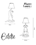 Φωτιστικό "Eddie the meerkat" 60cm. - Happy Lamps - Image 5