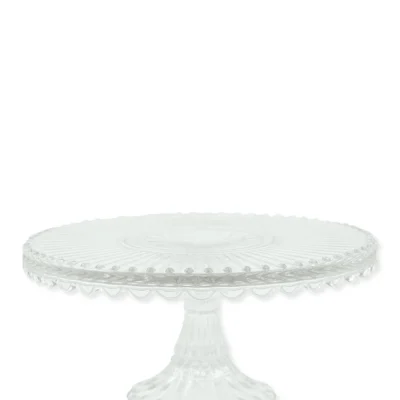 Τουρτιέρα γυάλινη Alice clear 20εκ. - Greengate
