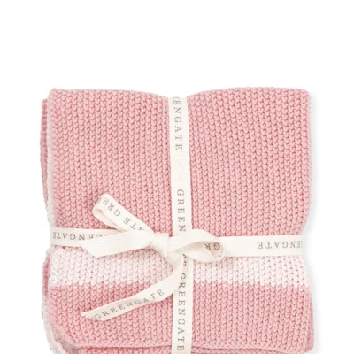 Πετσέτα κουζίνας Alice pale pink 32cm. σετ/3 - Greengate