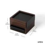 Stowit mini κοσμηματοθήκη black/walnut - Umbra - Image 4